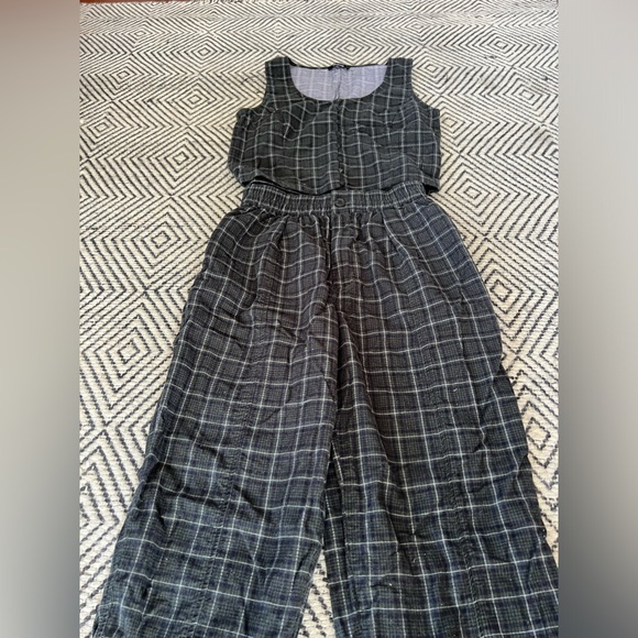 Corduroy Pull On Tapered Plaid Utility Pant | matching set - Picture 5 of 14